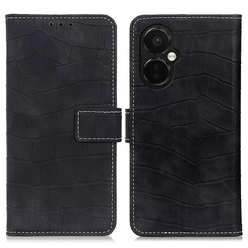 For OnePlus Nord CE 3 Lite 5G Nord N30 5G Full Protection Phone Case Flip Leather Wallet Cover Stand Crocodile Texture Shell For OnePlus Nord CE 3 Lite 5G Nord N30 5G Full Protection Phone Case Flip Leather Wallet Cover Stand Crocodile Texture Shell